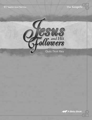 Abeka jesus and his followers - abeka,