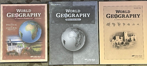 Abeka world geography 2nd - world, geography,
