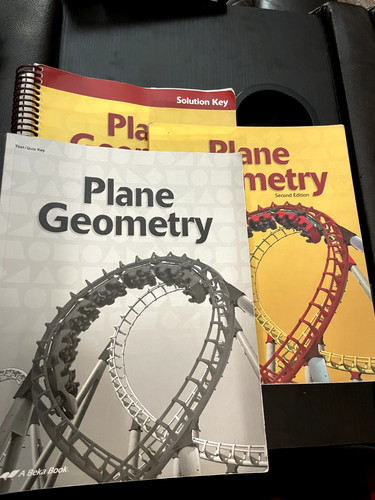 Abeka plane geometry - geometry, text
