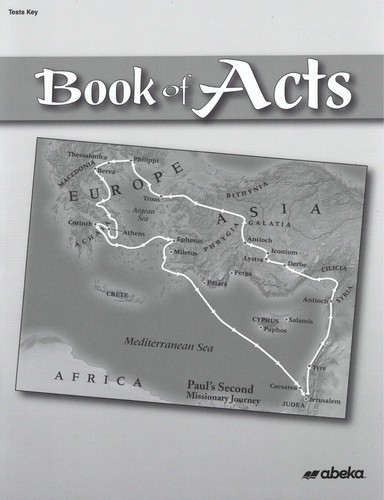 Abeka 8th grade book - abeka, acts