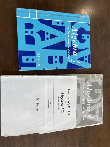 Saxon algebra pre - saxon, 1/2